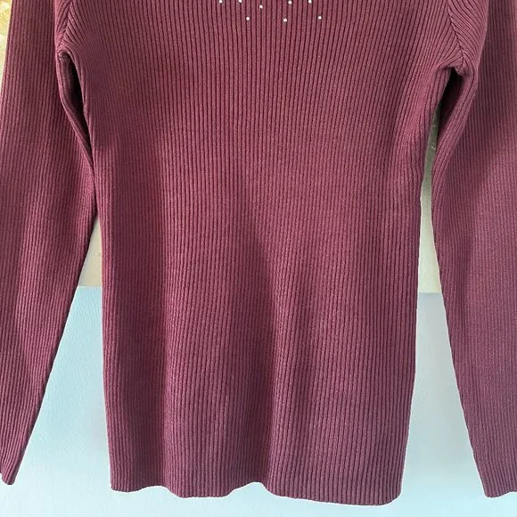 Greige Ribbed Sweater (NWT) - Picture 4 of 12